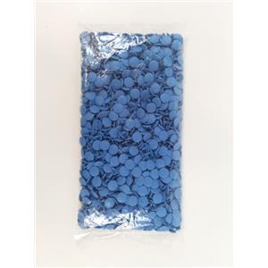 FECHO DE PRESSÃO PLÁSTICO P/ VESTUÁRIO APENAS CAPA Ø9mm KIT C/ 1000 UNIDADES AZUL PISCINA