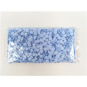 FECHO DE PRESSÃO PLÁSTICO P/ VESTUÁRIO APENAS CAPA Ø9mm KIT C/ 1000 UNIDADES AZUL BEBÊ