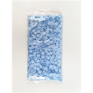 FECHO DE PRESSÃO PLÁSTICO P/ VESTUÁRIO APENAS CAPA Ø9mm KIT C/ 1000 UNIDADES AZUL MAYA