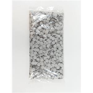 FECHO DE PRESSÃO PLÁSTICO P/ VESTUÁRIO APENAS CAPA Ø9mm KIT C/ 1000 UNIDADES CINZA CLARO