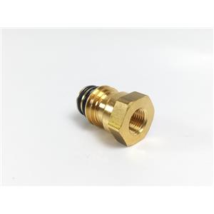 ADAPTADOR 1/8 NPTF ABC LINHA DE AR C/ ROSCA INTERNA / INTERNO Ø8.5mm / O'RING EXTERNO Ø14.5 / Ø13.5mm - HEX. 18mm