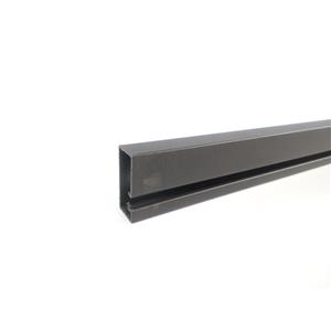 TRILHO SUPORTE P/ PORTAS DE VIDRO EM AÇO 1856mm