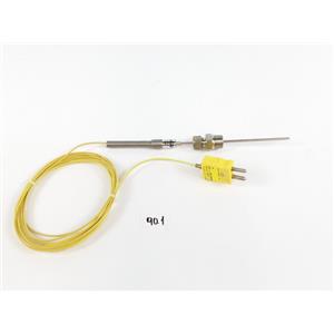 SENSOR DE TEMPERATURA TERMOPAR - COMP.TOTAL 3.22M - COMP.DO SENSOR 16 cm - COMP.DO CABO 3.06M - ØDA VARETA 3mm