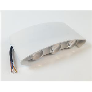 ARANDELA 6 FACHOS DE LED AMARELO 3000-3500K 90-256V 18W