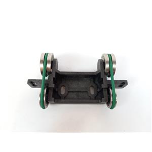 GUIA TRILHO COM ROLETES Ø30mm E Ø24mm