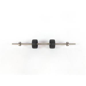EIXO Ø8mm COM DOIS ROLAMENTOS Ø18mm