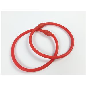 PAR DE ANEL DE BORRACHA P/ APOIO DE PÉ DE RODA ABDOMINAL