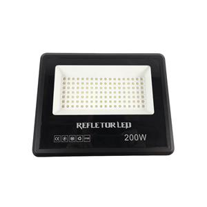 REFLETOR LED HOLOFOTE 200W BIVOLT 6500 BRANCO FRIO - MEDIDA: 23X29CM