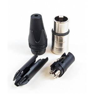 PLUG CONECTOR DE CABO XLR MACHO 3 PÓLOS
