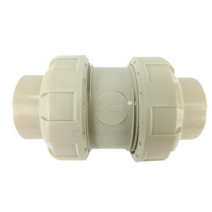 VÁLVULA DE RETENCÃO DE ESFERA PP-H ROSCA 1-1/2" BSP (DN40) EPDM