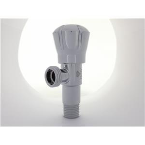 REGISTRO ANGULAR CROMADO 1/2" X 1/2" BSP 1/4 DE VOLTA