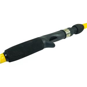 VARA SPIN CARRETILHA EM FIBRA DE VIDRO TUBULAR 2 PARTES E PASSADORES DE CERÂMICA 1,68m 8-17lb - AMARELO