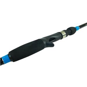 VARA SPIN CARRETILHA EM FIBRA DE VIDRO TUBULAR 2 PARTES E PASSADORES DE CERÂMICA 1,68m 8-17lb - AZUL