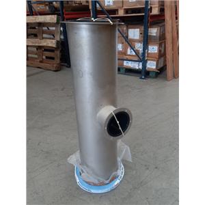 TUBO DE AÇO INOX 304 REVESTIMENTO INTERNO HALAR ECTFE - 2 SAÍDAS  - Ø INTERNO 500mm