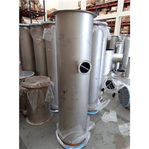 TUBO DE AÇO INOX 304 REVESTIMENTO INTERNO HALAR ECTFE -3 SAÍDAS - Ø INTERNO 490mm - SAÍDA LATERAL Ø187xØ123mm