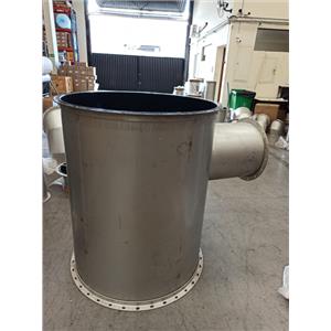 TUBO EM AÇO INOX 304 REVESTIMENTO INTERNO HALAR ECTFE 4 SAÍDAS ØSAÍDA MAIOR (EXTERNO1080mm/INTERNO1000mm) Ø1 (EXTERNO580mm/INTERNO5000mm) Ø2 (EXTERNO530mm/INTERNO450mm)