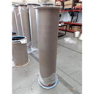 TUBO DE AÇO INOX 304 REVESTIMENTO INTERNO HALAR ECTFE - 2 SAÍDAS  - Ø INTERNO 400mm