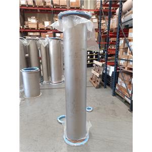 TUBO EM AÇO INOX 304 REVESTIMENTO INTERNO HALAR ECTFE 2 SAÍDAS ØEXTERNO 435mm / ØINTERNO350mm