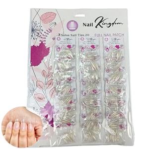 PCT DE UNHA POSTIÇA TRANSPARENTE PONTA ARREDONDADA