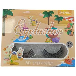 CILIOS POSTIÇOS DE PLASTICO 21 COM 2 UNIDADES