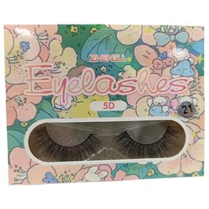 CILIOS POSTIÇOS DE PLASTICO 5D 021 COM 2 UNIDADES