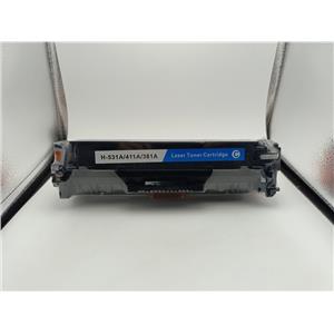 CARTUCHO DE TONER LASER CIANO COMPATÍVEL COM H-531A/411A/381