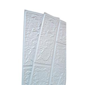 ADESIVO BRANCOS EM FORMATO DE TIJOLO 3D PARA PAREDE 70X15CM