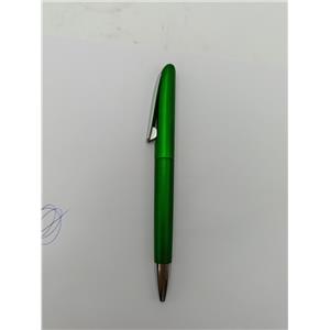 CANETA ESFEROGRÁFICA DE PLÁSTICO COM CLICK NA ALÇA - COR VERDE