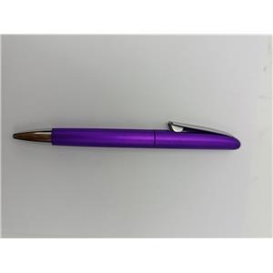 CANETA ESFEROGRÁFICA DE PLÁSTICO COM CLICK NA ALÇA - COR ROXA