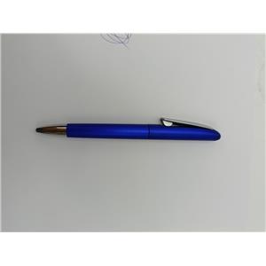 CANETA ESFEROGRÁFICA DE PLÁSTICO COM CLICK NA ALÇA - COR AZUL