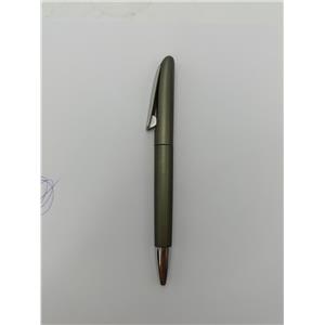CANETA ESFEROGRÁFICA DE PLÁSTICO COM CLICK NA ALÇA - COR PRATA