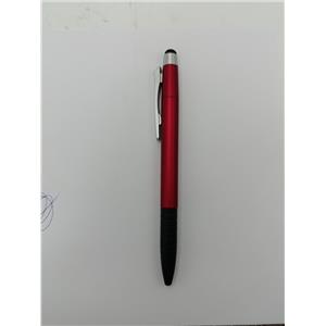 CANETA ESFEROGRÁFICA DE PLÁSTICO COM CLICK - COR VERMELHO