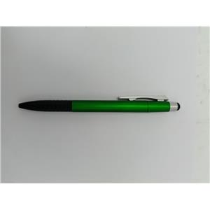 CANETA ESFEROGRÁFICA DE PLÁSTICO COM CLICK - COR VERDE