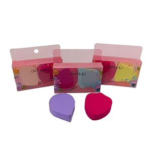 KIT DE ESPONJA DE LIMPEZA FACIAL MODELO COM 1 PETALA E 1 ESCUDO CORES SORTIDAS