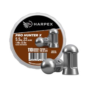KIT 110 CHUMBINHOS 5.5mm (.22), 1.48g (22.8gr) PRO HUNTER X