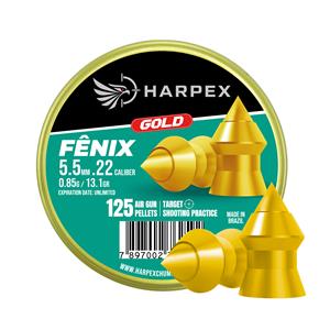 HARPEX FÊNIX GOLD AIRGUN PELLETS .22 (5.5mm) - 125ct
