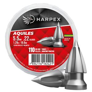 HARPEX AQUILES AIRGUN PELLETS .22 CALIBER 19.9gr(1.29g)  - 110 PELLETS
