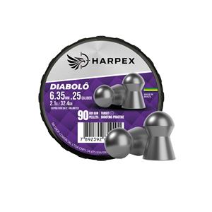 HARPEX DIABOLÔ AIRGUN PELLETS .25 CALIBER 32.4gr (2.1g) -  90 PELLETS