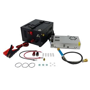 COMPRESSOR DE AR PCP DE ALTA PRESSÃO PORTATIL C/ FONTE BIVOLT E FILTRO PEQUENO AZUL