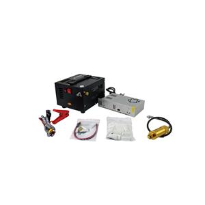 COMPRESSOR DE AR PCP DE ALTA PRESSÃO PORTATIL C/ FONTE BIVOLT E FITLRO GRANDE DOURADO