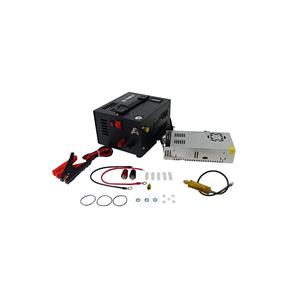 COMPRESSOR DE AR PCP DE ALTA PRESSÃO PORTATIL C/ FONTE BIVOLT E FITLRO GRANDE DOURADO