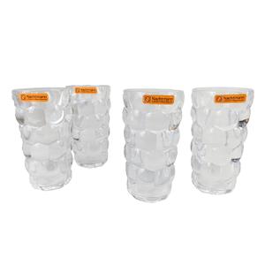 JOGO 4 PÇS COPO SOFT DRINK BUBBLES EM CRISTAL - 390ml 15cm