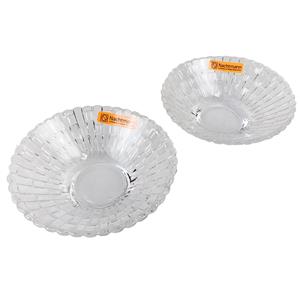 JOGO 2 PÇS SALADEIRA BOSSA NOVA EM CRISTAL  - 12,5cm