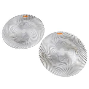 JOGO 2 PÇS SOUSPLAT SAMBA EM CRISTAL - 32cm