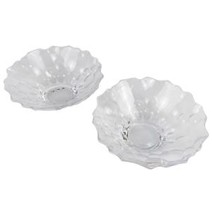 JOGO 2 PÇS SALADEIRA SPHERE EM CRISTAL - 15cm