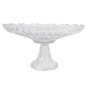 FRUTEIRA COM PÉ PARIS GOLD EDITION EM VIDRO - 33.5cm