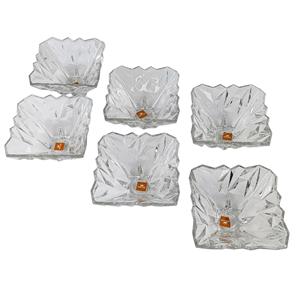 JOGO 6 PÇS FRUTEIRA SMALL BOWL ALASKA EM VIDRO - 12cm