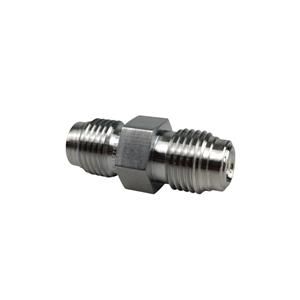 CONECTOR RETO P/ TUBO 1/4" C/ ROSCA VCR 7/16"-20 UNF
