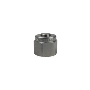 TAMPA DE AÇO INOXIDAVEL 1/4''