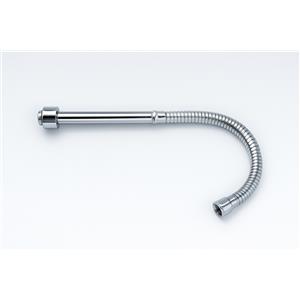 TUBO FLEXIVEL DE METAL C/ TUBO RÍGIDO NA EXTREMIDADE  VEDADO COM DOIS ANEIS DE BORRACHA (O-RINGS) Ø17.5 DA EXTREMIDADE E Ø15 DO TUBO FLEXIVEL | MODELO 1